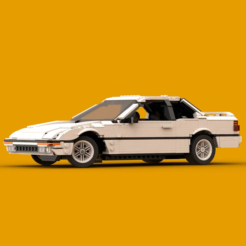 1018pcs MOC Jp Cars Prelude Si Model Building Blocks Construction Assemble DIY Toy Creative Christmas Gifts Education Idea Brick