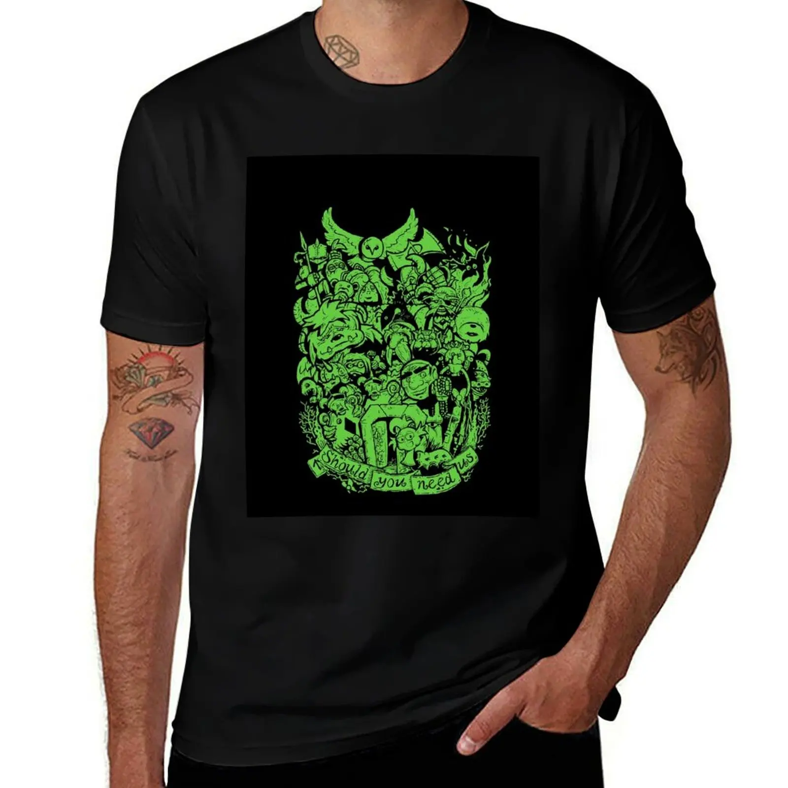 

Old Friends - Green T-Shirt man t shirt luxury cotton t shirts man 100%