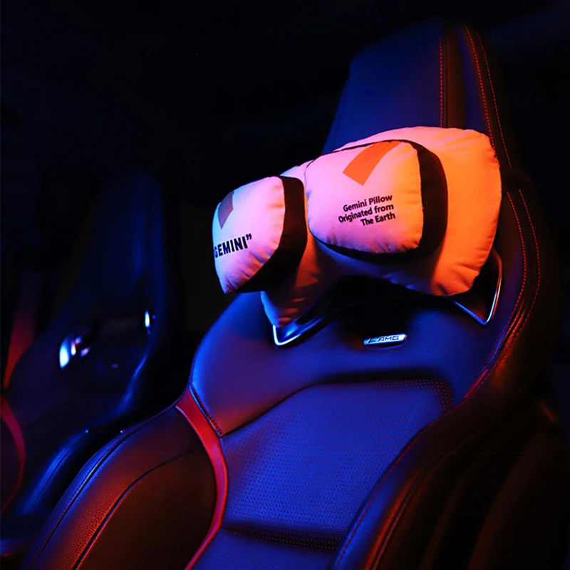 Reposacabezas de asiento de coche personalizado, almohada Lumbar de dibujos animados, funda de cinturón de seguridad, soporte elástico para el