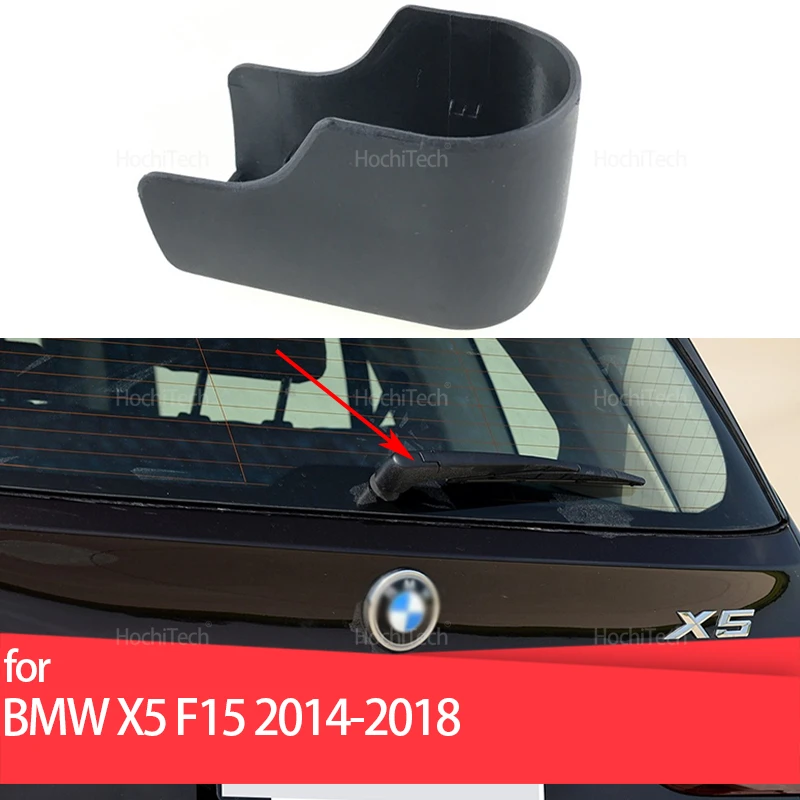 Rear Windshield Windscreen Wiper Arm Cover Cap Mounting Nut Replacement for BMW X5 F15 2014 2015 2016 2017 2018 61627294430