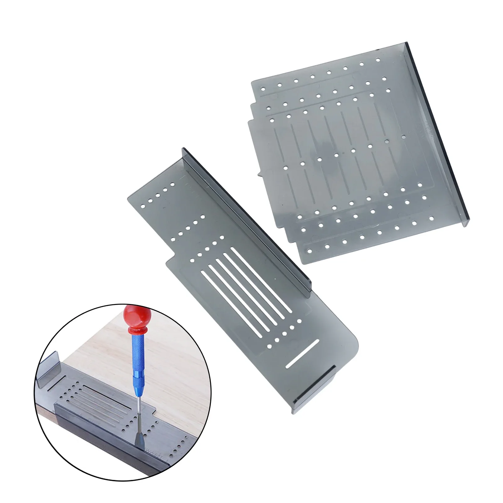 Pull Knob Template Drilling Guide Tool Furniture Assembly Precise Hole Alignment Step-by-Step Instructions Complete Drilling Kit