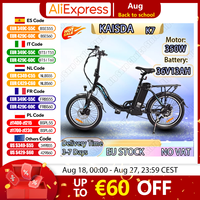 KAISDA K7 Folding Electric Bike 350W Motor 36V13AH Lithium Battery Adult Riding Electric Bike 20-inch Tire City Commuter E-bike