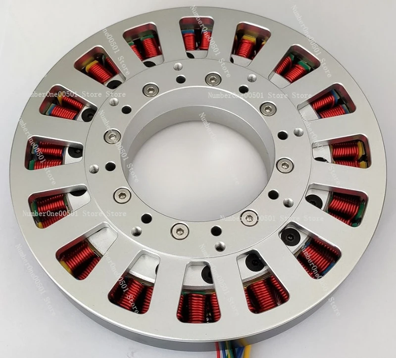 14810 Large Hollow Shaft Pancake Brushless Motor 5Nm Ultra Low Speed Flat Thin DC Motor