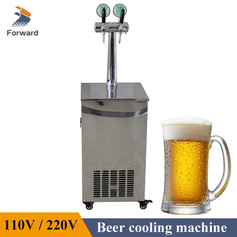 

Beer Dispenser Beer Cooler 1 / 2 Taps Beer Chillers Draft Beer Cooling Machine for Commercial Bar Use