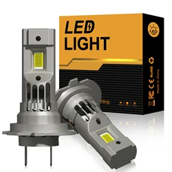 CANBUS H7 LED 6000K car Headlight Bulbs 12V 24V CSP Chip Super Bright LED H7 Bulbs Turbo Slim Auto No Error Headlights Bulb Lamp