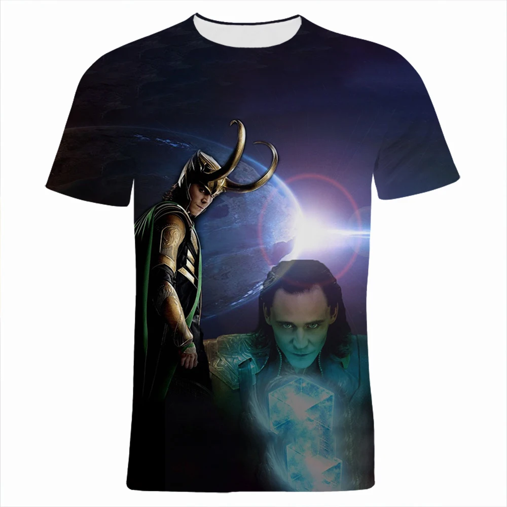 

Miniso T-Shirts Loki Movie 3D Print Streetwear Men Women Casual Fashion Oversized T Shirt Kids Boys Girls Tees Tops Clothing