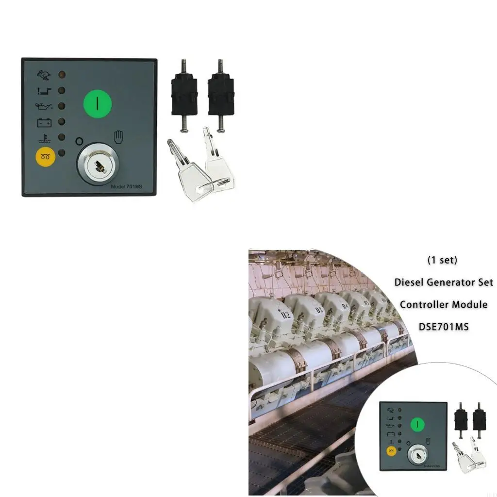 

DSE701MS Дизельный модуль контроллера генератора Сменный модуль управления генератором Панель ручного запуска Легко установить