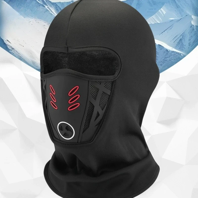 

Winter Warm Face Mask, Men's Outdoor Cycling Motorcycle Helmet, Headcover, Cold and Wind Resistant Ski Windproof Hat