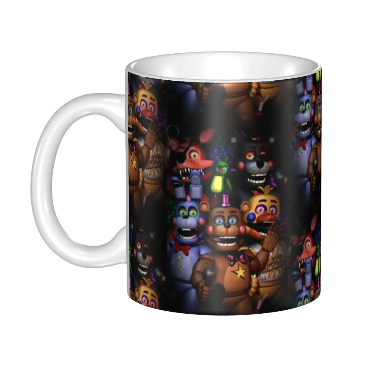 Fnaf Security Breach Ceramic Magic Cups 350ml Milk Tea Coffee Mugs Best Birthday Gifts for Children Friends
