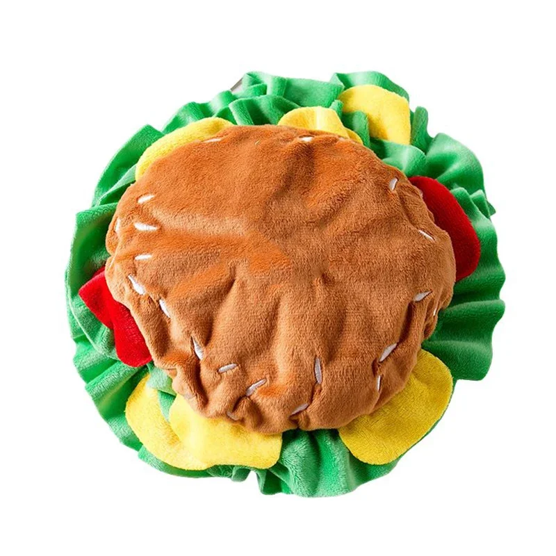 Cat Funny Cosplay Hamburger Costume for Small Large Dog Puppy Kitten Halloween Dress Up Cute Hat Festival Party Pet Accessories