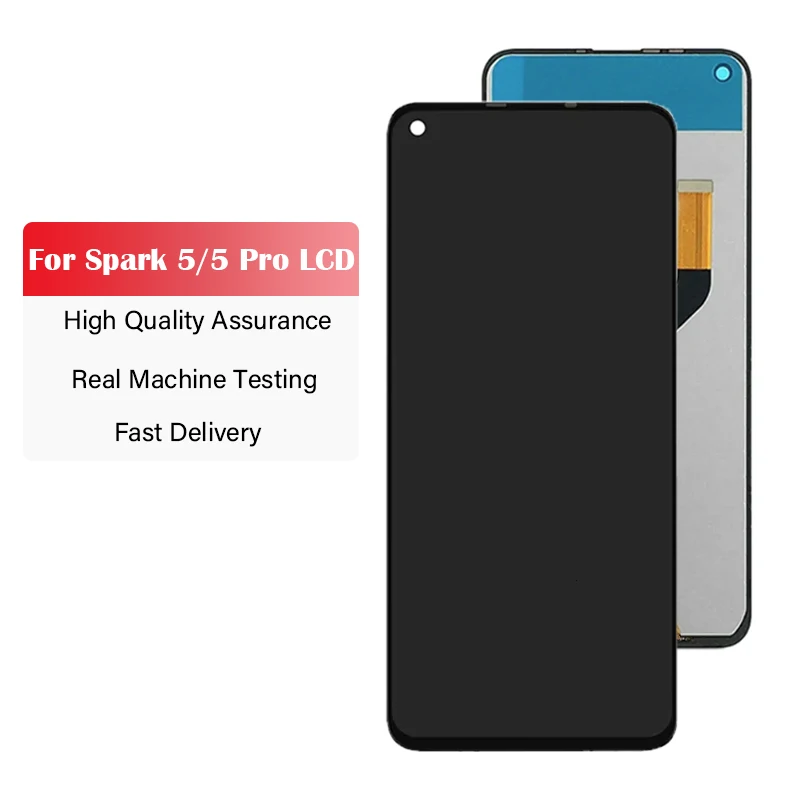 

LCD Screen for 6.6 inch Tecno Spark 5 Pro KD7 LCD Touch Screen Digitizer Assembly with Repair Tool and Glue ,For Spark 5 LCD