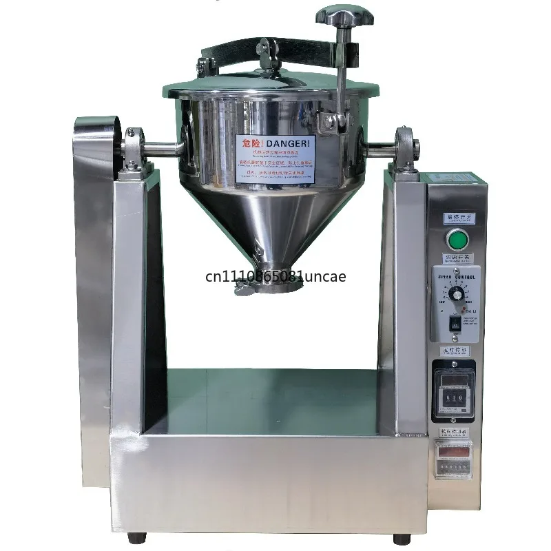 Stainless Steel Mixer Low Noise Powder Blending Machine Lab Equipment For Food Pharmaceutical Chemical Raw Material Mixing Work