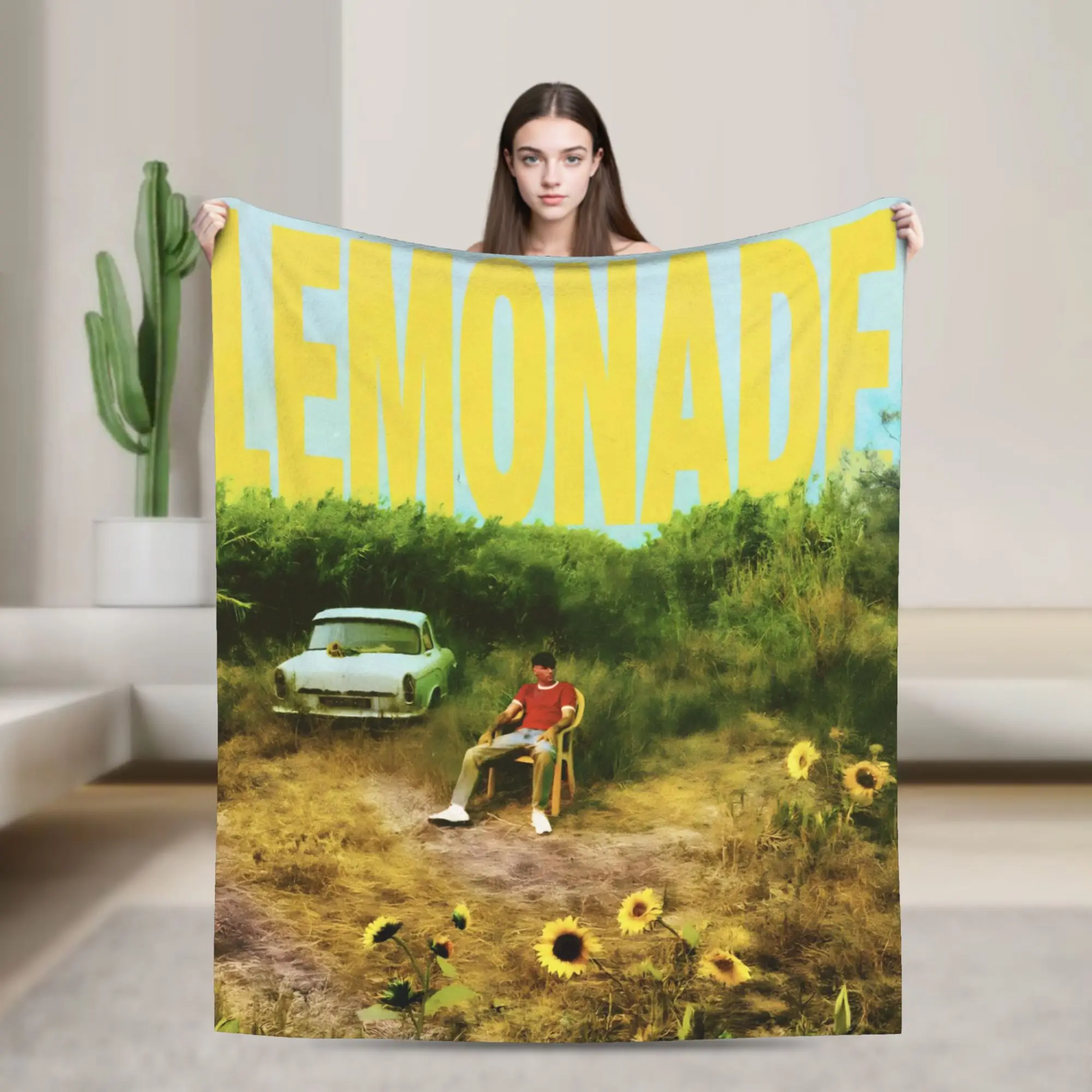 Louis Tomlinson Lemonade Tour Soft Warm Blanket  Novelty Home Decor Flannel Bedspread Sofa Bed Cover