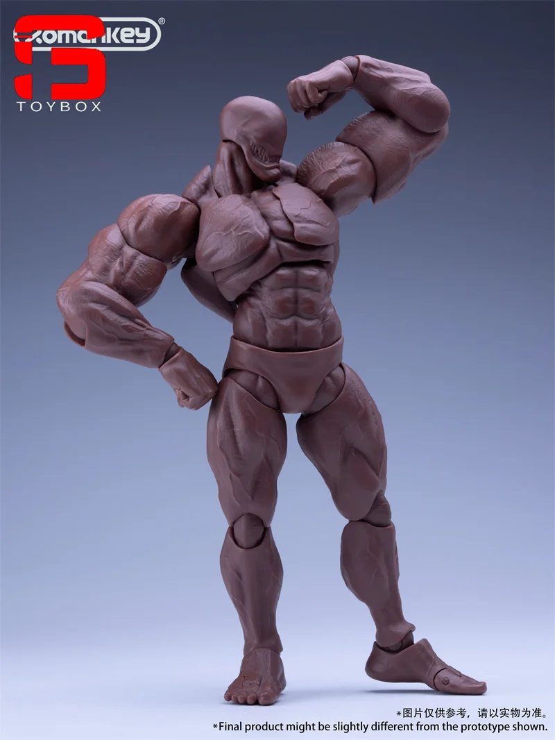 Romankey UMS003 1/12 Big Guy Super Flexibele Joint Body 18 cm Sterke Spier Mannelijke Soldaat Action Figure Body Poppen voor collectie