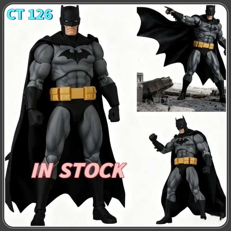 

（In Stock）Ct Toys Batman Hush Mafex 126 Action Figure Dc Batman Joint Movable Comic Version Collection Figurine Model Toy Gift