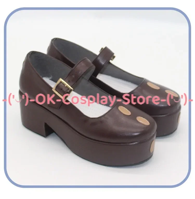 [Customized] Otori Emu Cosplay Shoes Anime Roleplay Props Halloween Carnival Holiday Party PU Leather Chunky Platform Boots