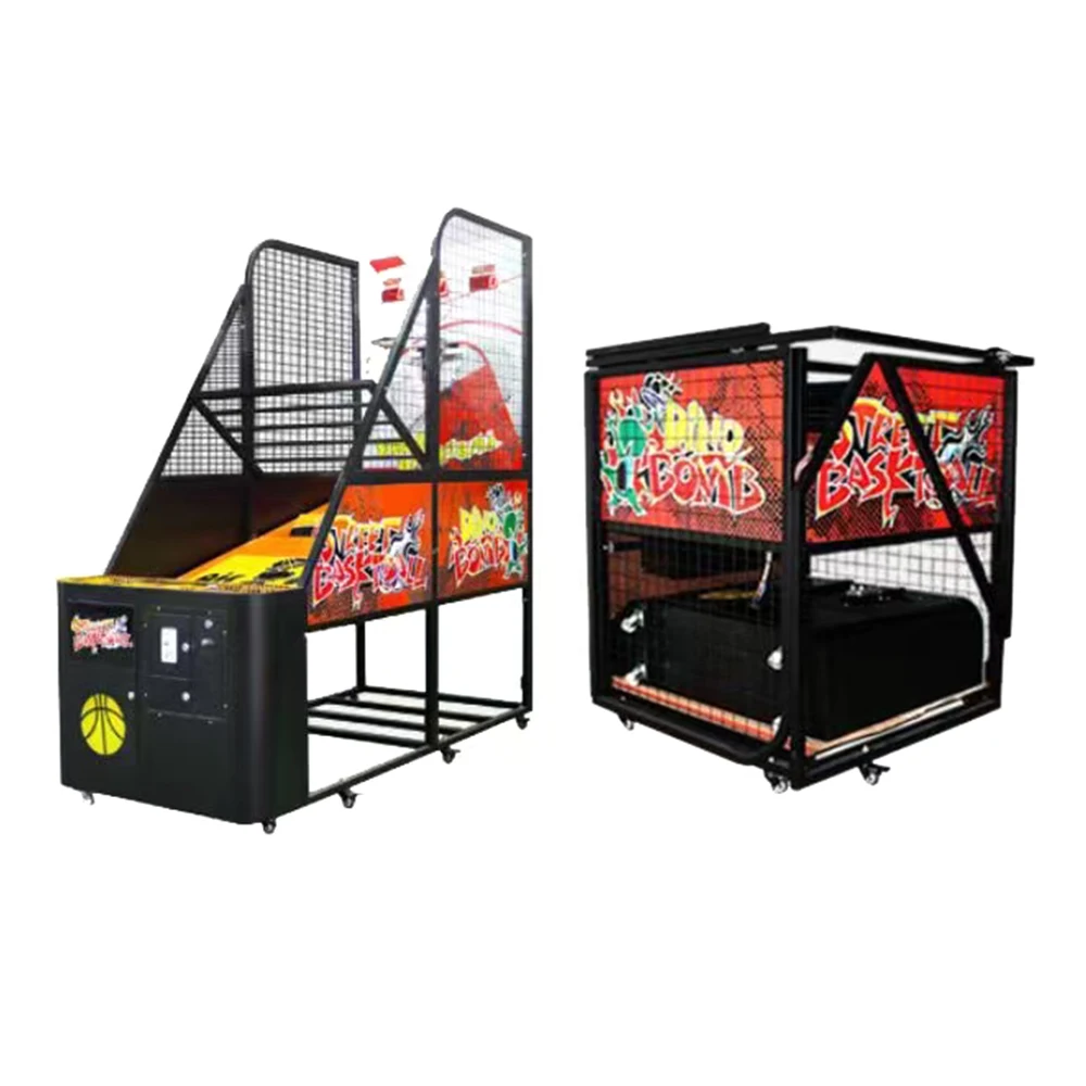 عالية الجودة التدريب المعدني ممر كرة السلة آلة الرماية اللغة الإنجليزية لعبة كرة السلة العادية تبادل لاطلاق النار #3