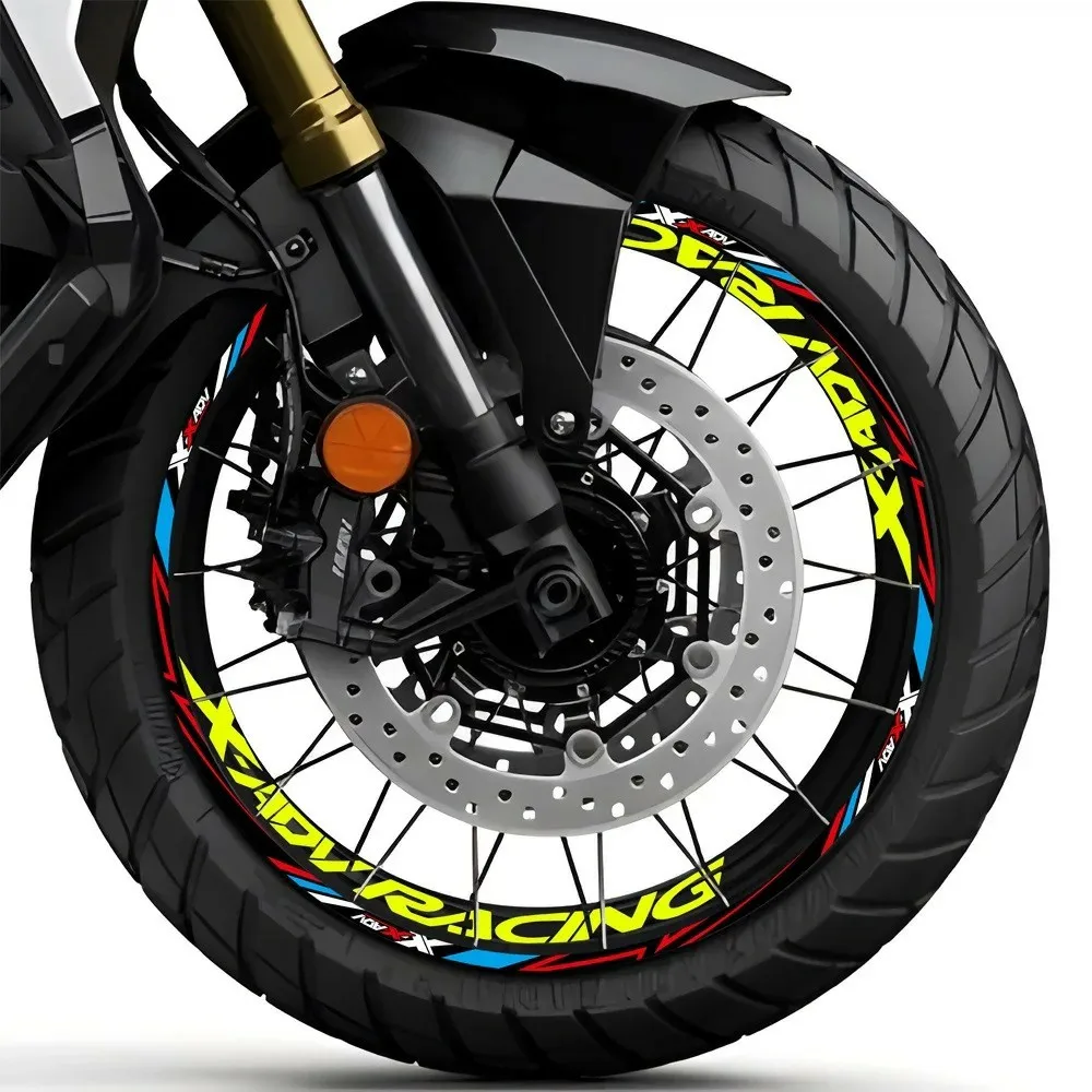 For Honda X ADV 750 150 Wheel Sticker Motorcycle Accessories Protection Rim Tires Decal XADV750 XADV150 XADV 2017 2021 2023 2024