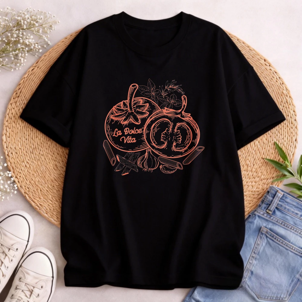 Tomato Shirt Spaghetti Shirt Carb Shirt Italian Tops Chefs Tees Moms Spaghetti La Dolce Vita Italy Tops Old Money Aesthetic Tops