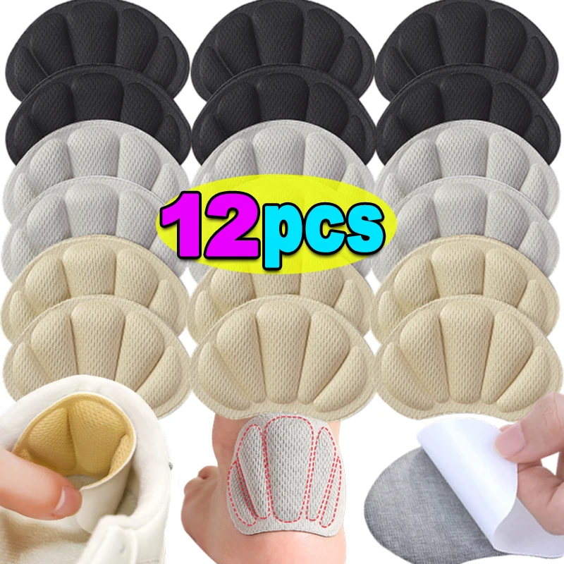 Insoles Heel Pads Lightweight for Sport Shoes Adjustable Cute Size Back Sticker Antiwear Feet Soft Pad Relief Anti-wear Cushions