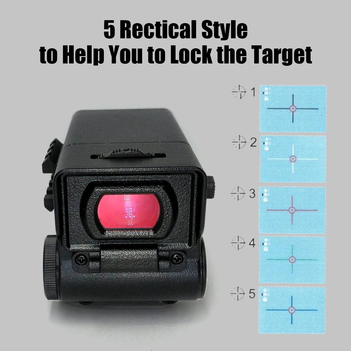 TONTUBE RifleScope TRD10 Infrared Night Vision Red Dot Laser Sight Scope 1x20mm Reticle Shooting Airsoft Accessories for Hunting view 3