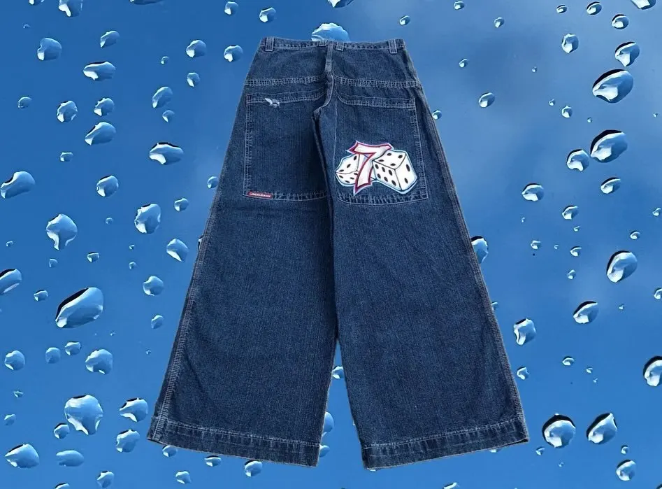 

Джинсы JNCO в стиле ретро, уличная одежда в стиле Харадзюку, хип-хоп Y2K, мужские мешковатые джинсы с графическим принтом, черные брюки в стиле панк-рок, готические Широкие штаны