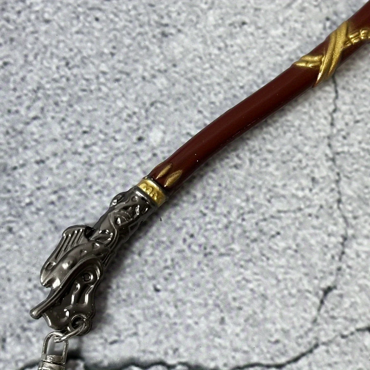 18cm God of War 4 Katana Sword Real Size Japanese Katana Axe Metal Anime Kratos Athena Blade Ghost Leviathan Chaos Sabre Gift view 5
