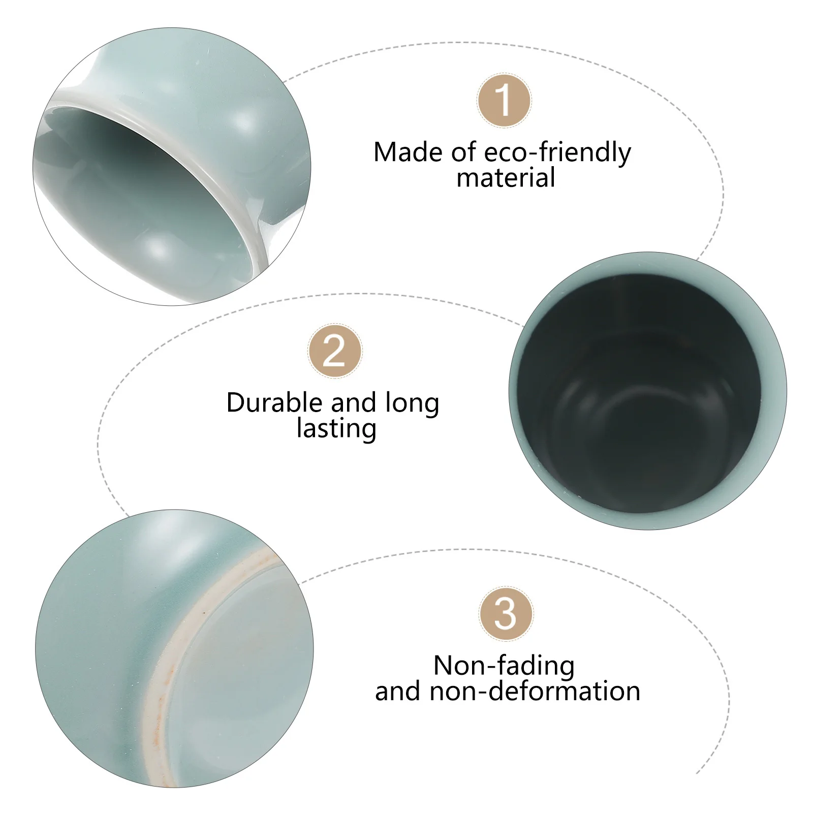 

1Pcs Ceramic Pen Holder Vintage Brush Pot for Desk Storage Organizer Stationery Pencil Makeup Container Office School Home Decor