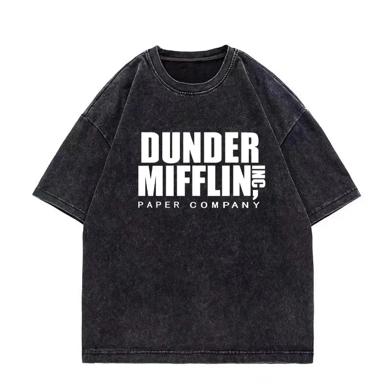 

Camiseta de gran tamaño con estampado de Anime para mujer, ropa de calle de Hip Hop, playera de algodón lavada, camisetas 2024