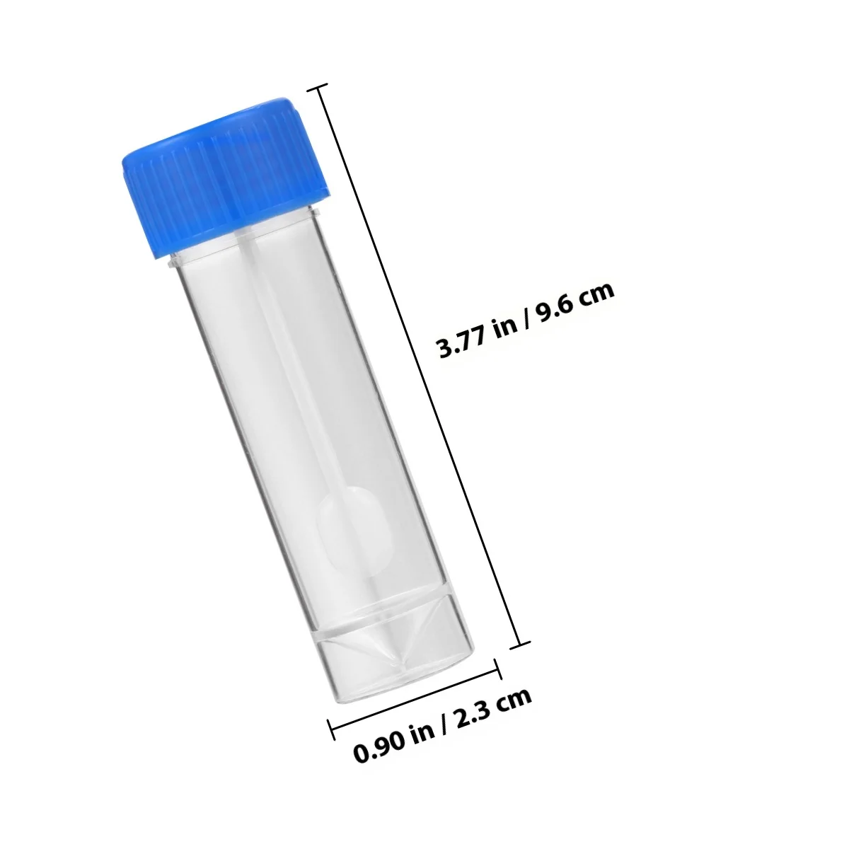 10 szt. Kubeczków testowych, plastikowe pojemniki na próbki, bez szorstkich krawędzi, szczelne, do codziennego przechowywania próbek płynnych.