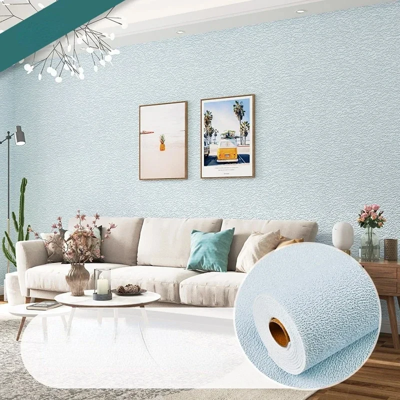 10m Self Adhesive 3D Wall Panel Wallpaper Foam Soundproof Waterproof 3D Wall Sticker New Design Bedroom Wallpaper Thickening image 3