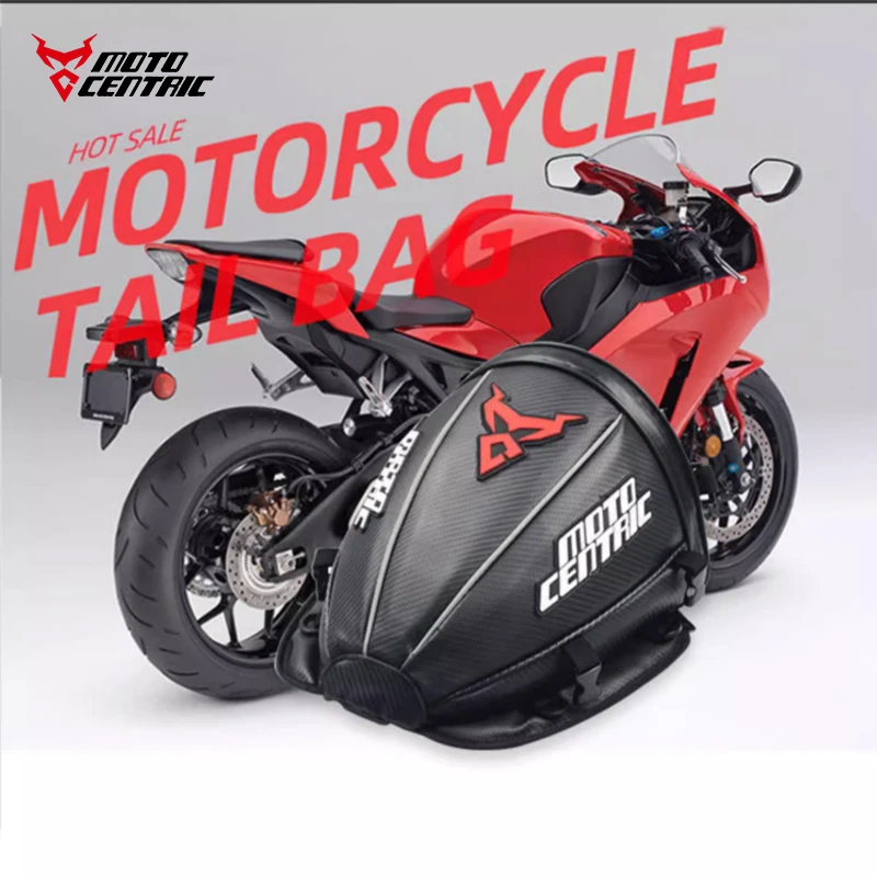 Motorcycle Tail Bag Waterproof Motorbike Rear Seat Bag Large Capacity Tool Carry Bag Storage Saddle Bag Dirt Bike Accessories