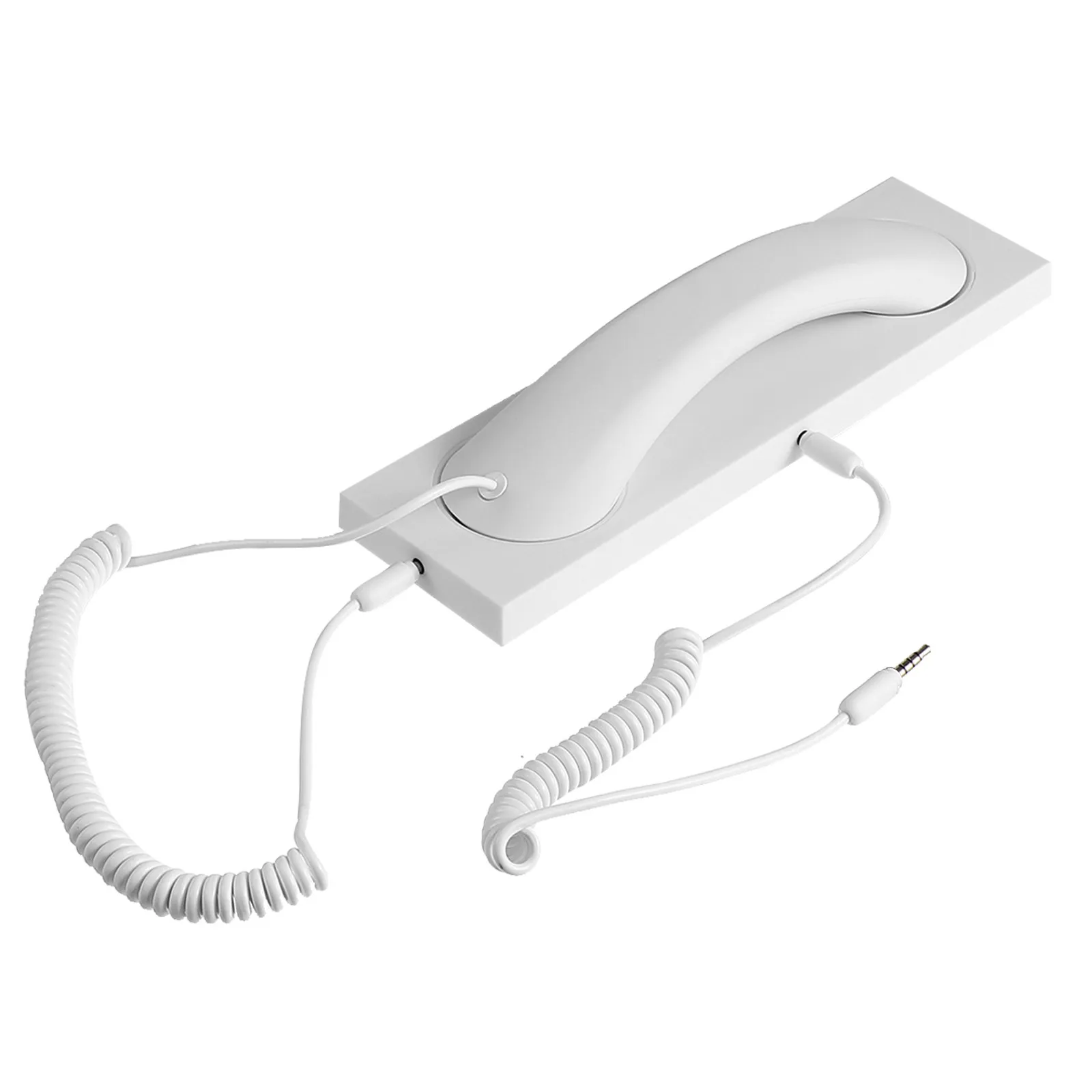 1Pcs Retro Phone Handset Creative Cellphone Receiver High Definition Lossless Sound Anti-Skid Frosted Texture for Mobile Phone