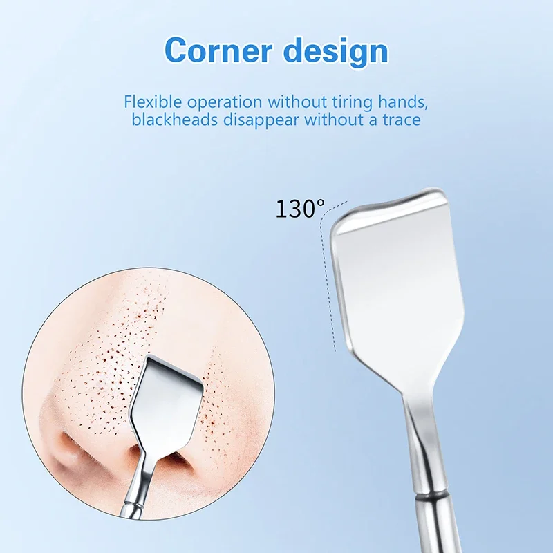 Narzędzie do usuwania zaskórników, igła do usuwania pryszczy, leczenie trądziku, usuwanie komedonów, białych zaskórników, wyciskanie trądziku, nos, twarz, ekstraktor do usuwania niedoskonałości.