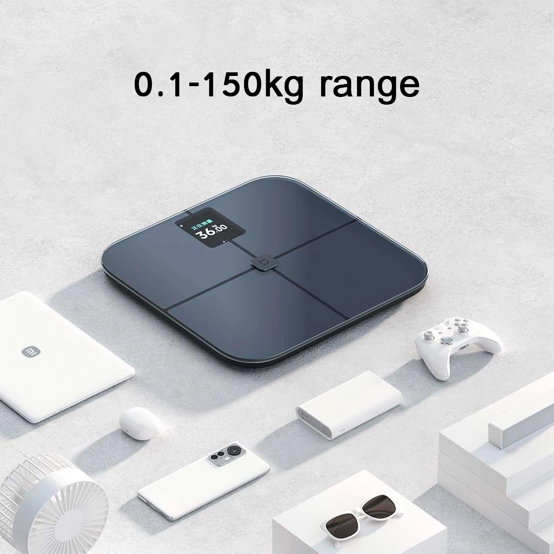 Xiaomi Mijia Body Fat Scale S400 Pro 3.5in TFT Color Screen Bluetooth5.1 Smart Home Body Composition Scale Work with Mi Home APP