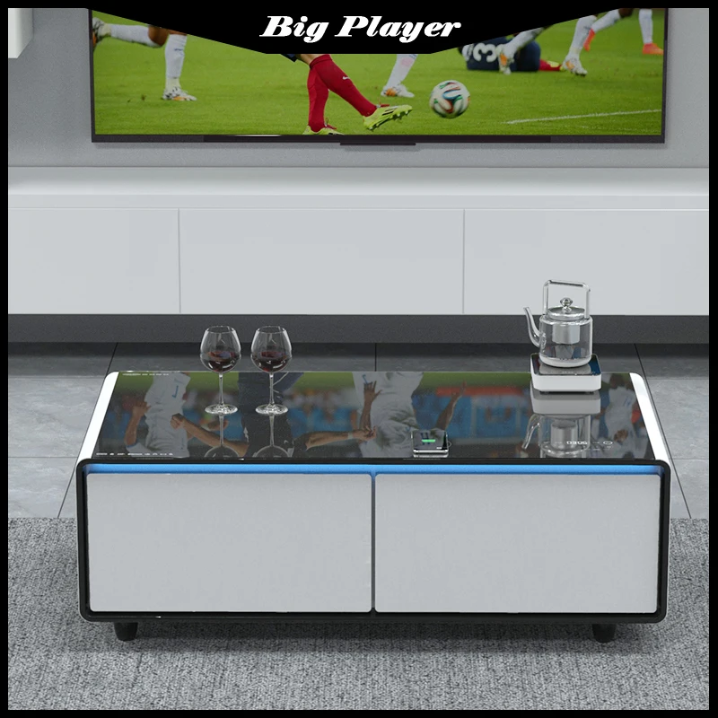 Smart Refrigerator Coffee Table Convertible Coffee Table Refrigerator Household