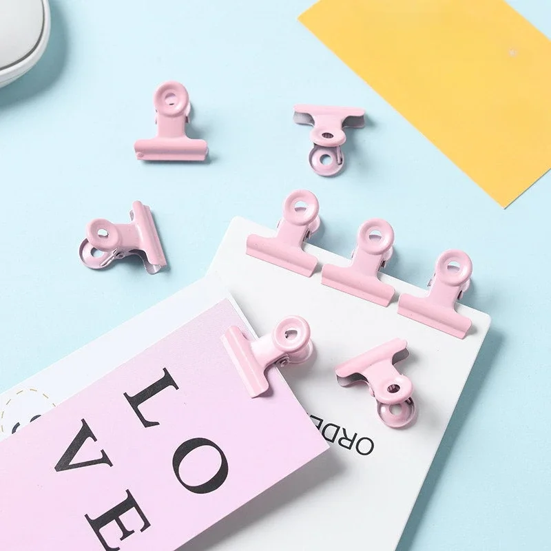 Imagem -05 - Cute Paper Clips Conjunto For Kids Paper Clamps Binding Supplies File Binder Notes Letter Office Papelaria Escolar Binding Supplies