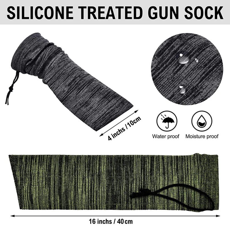 Calcetín portafusil de punto poliéster – Funda protectora caza - imagen 3