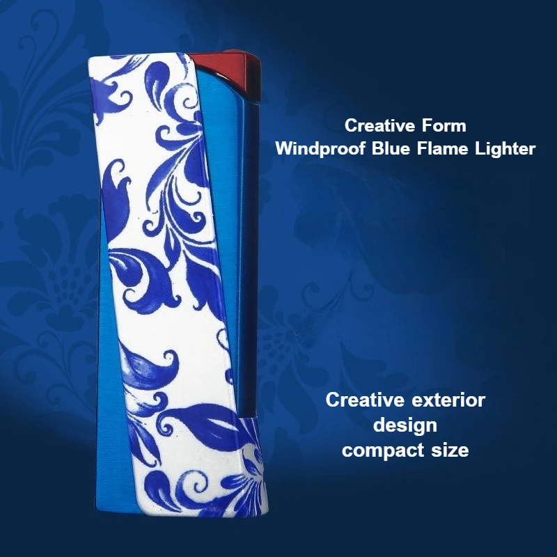 

Модная мужская зажигалка в китайском стиле, высококачественная, прочная и долговечная, ветрозащитная, с прямым пламенем, подарок