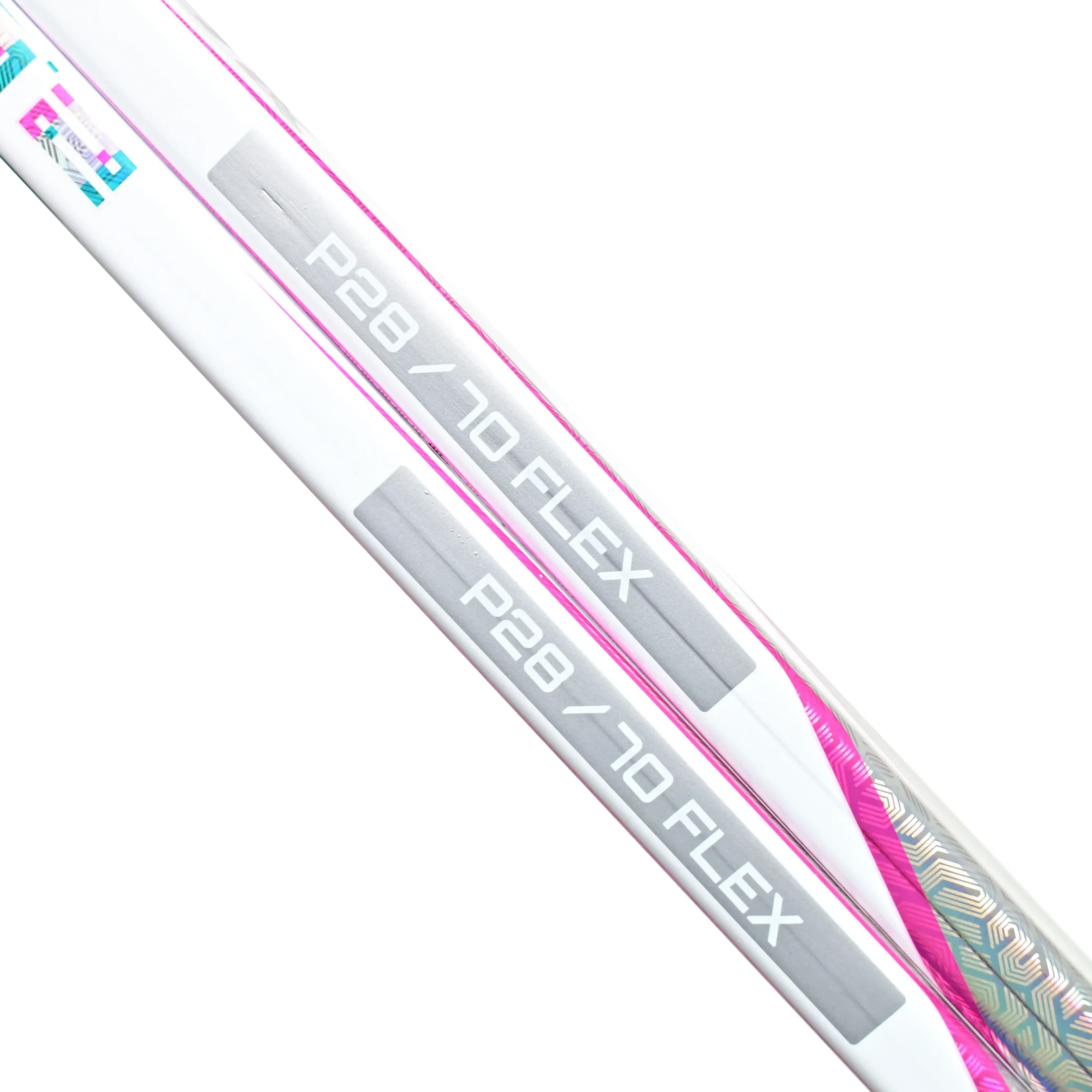 2-Pack White PROTO2 Senior FT Series Ice Hockey Sticks with Grip Carbon Fiber Free Shipping