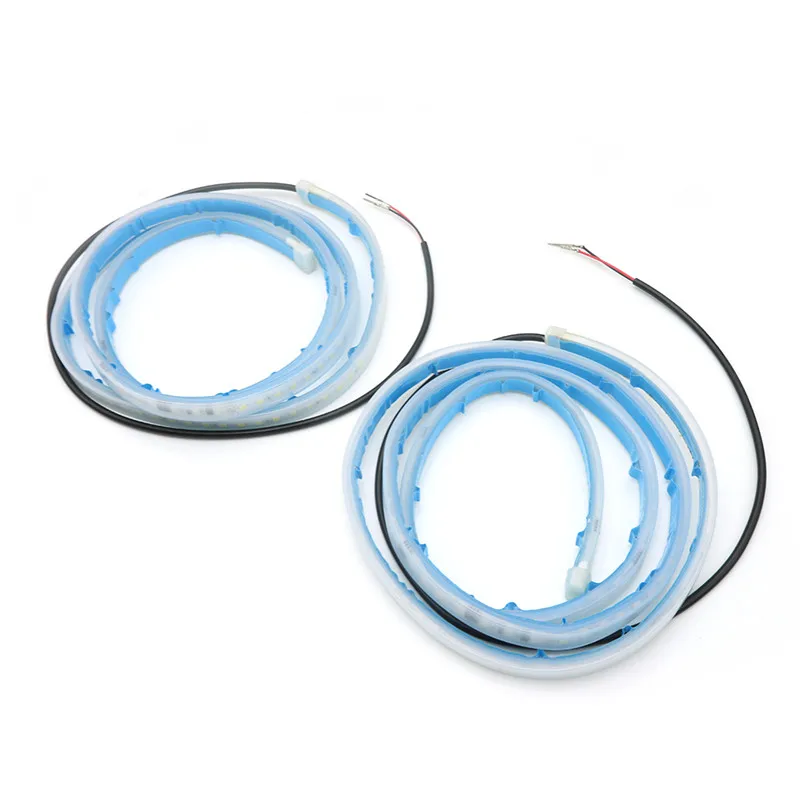 2PCS Car Door LED Strip Lights Car Door Opening Night Warning Light Flashing Light LED Welcome Lamp for vw bmw f30 audi a4 a6