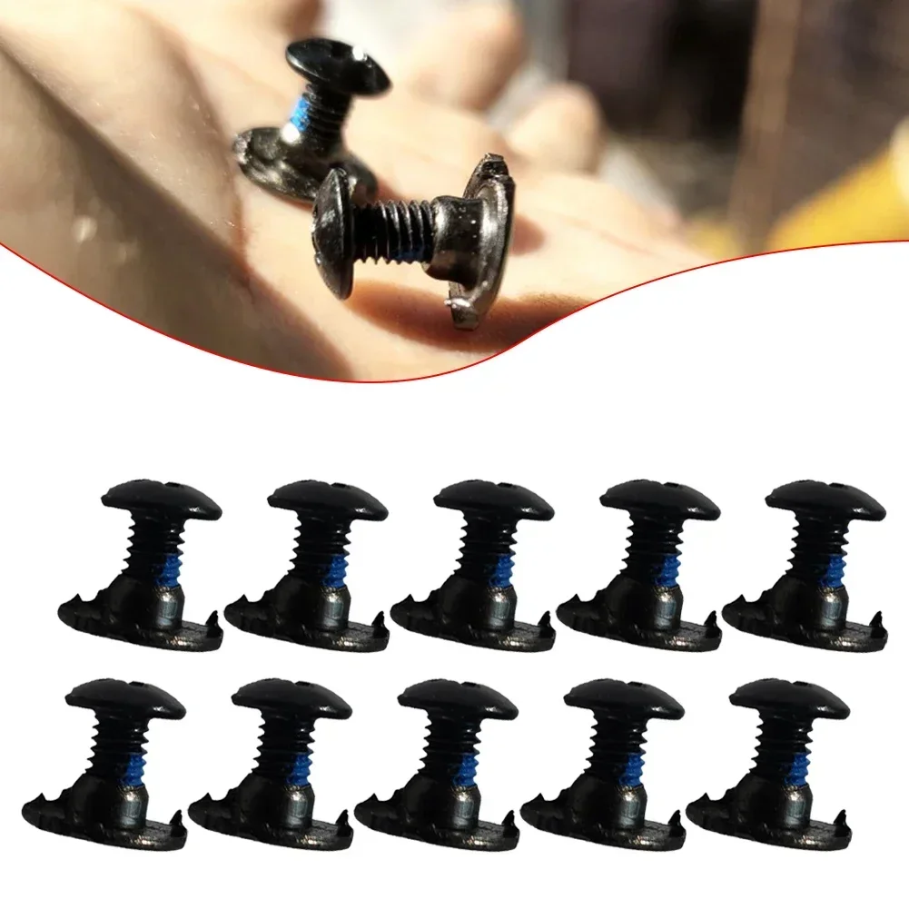 10 Pairs Roller Skate Screws Inline Roller Skate Mounting Screws Nut Bolt Parts Roller Skate Screw Replacement Accessories