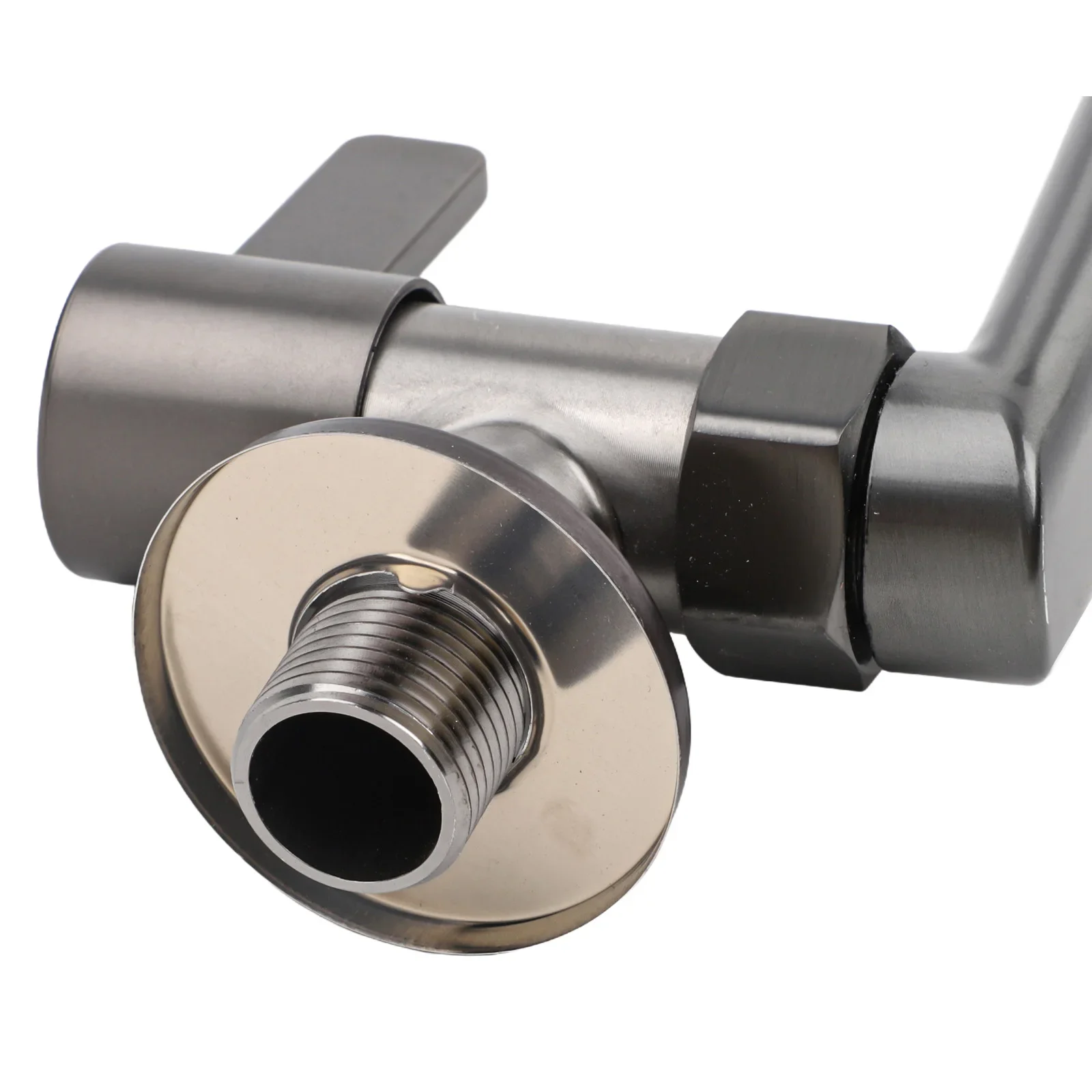 Sleek Design Wall Mount Cold Water Tap with Extended Reach and Rotation Feature Suitable for All Cleaning Tasks