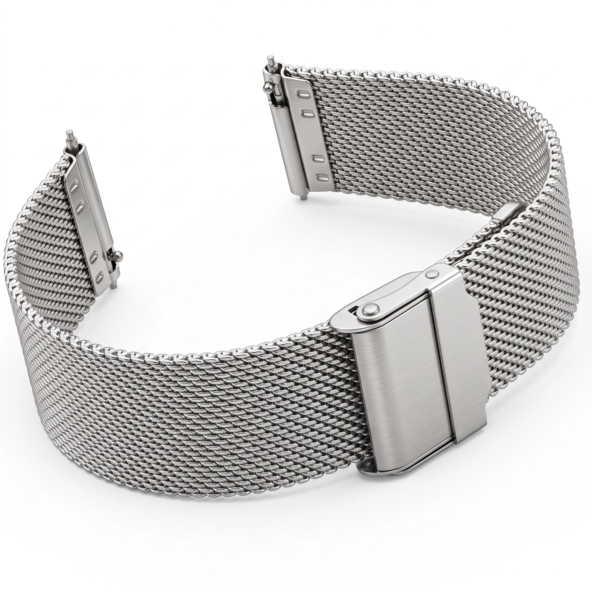 Milanese Mesh Stainless Steel Watch Band Bracelet 16mm 18mm 20mm 22mm Unisex Replacement Strap Accessory