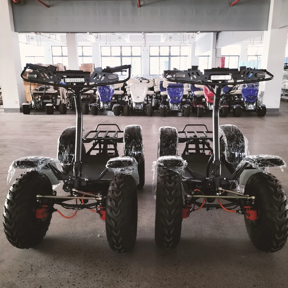 2024 نوع جديد تصميم رخيصة نوع HD4 جميع الكهربائية الثقيلة 4x4 على الطرق الوعرة فائدة مركبة أربع عجلات سكوتر 6000 واط