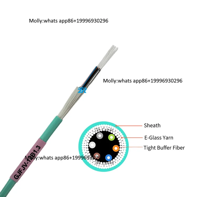 

GJFJV 2 4 6 8 12 16 24 Core SM MM Single Mode Distribution Fiber Cable OS2 OM2 OM3 OM4 G657a2 Indoor Fiber Optical Cable