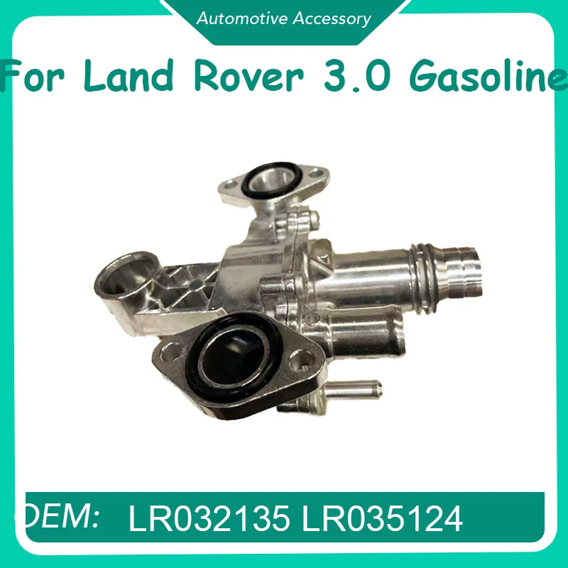 LR032135 1Pcs Aluminum Thermostat for Land Rover 3.0 Gas LR3 LR4 2.7 3.0 diesel TDV6 LR035124 LR073372