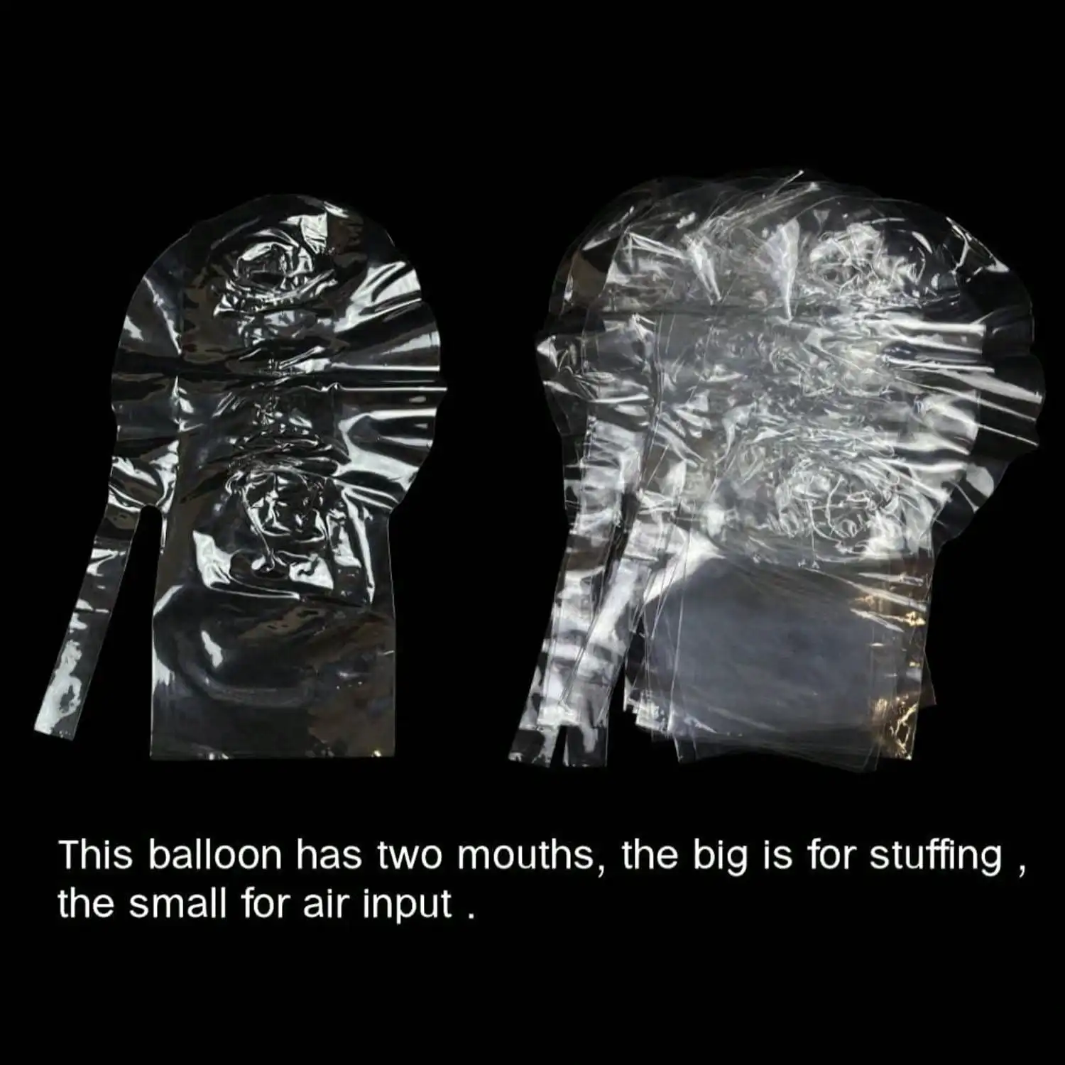 5/10 Stück transparente Wellenballons mit breiter Öffnung, Geschenkverpackung für Hochzeit, Geburtstagsparty-Dekoration (ohne Inhalt) – Detail 8