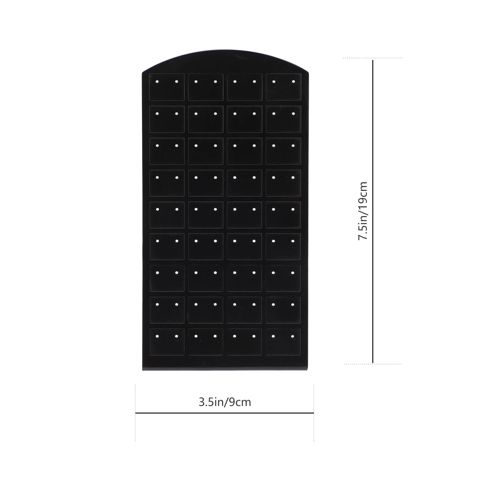 6pcs Acrylic Stud Rack Earring Display Holder Stand Jewelry Storage Organizer Display Stud Earring Holder Stand