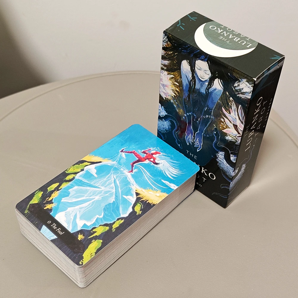 

Колода карт Таро Lubanko: 80 сюрреалистичных и квир-инклюзивных карт с 3 картами «Влюбленные», раскрывающими путь в мир изобильной красоты, 10,3*6 см.